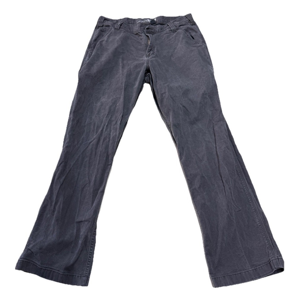 Carhartt Rugged Flex Relaxed Fit Pants Men's Sz 34x30 Gray